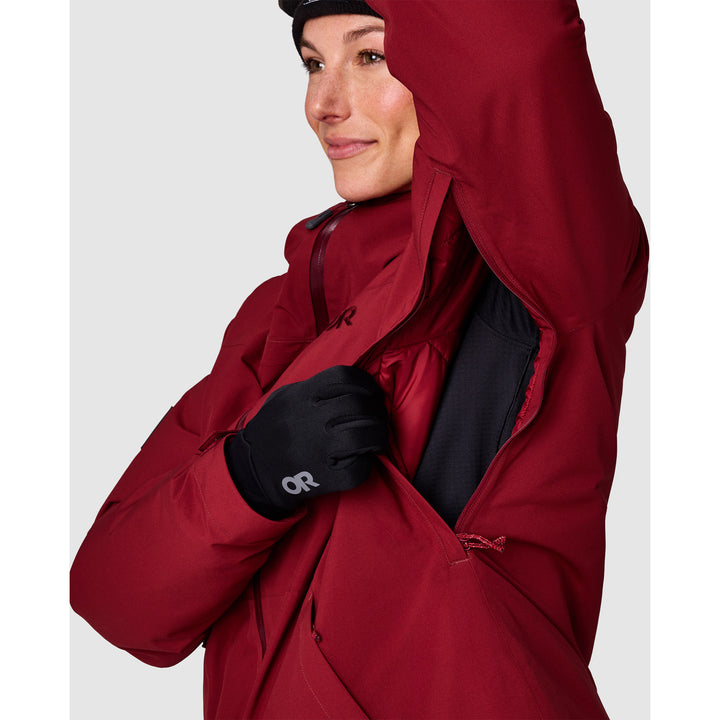 Outdoor Research Snowcrew Jacket - Women's Vermillion
