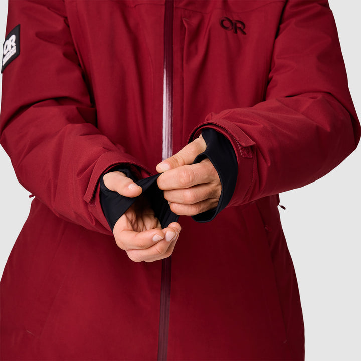 Outdoor Research Snowcrew Jacket - Women's Vermillion