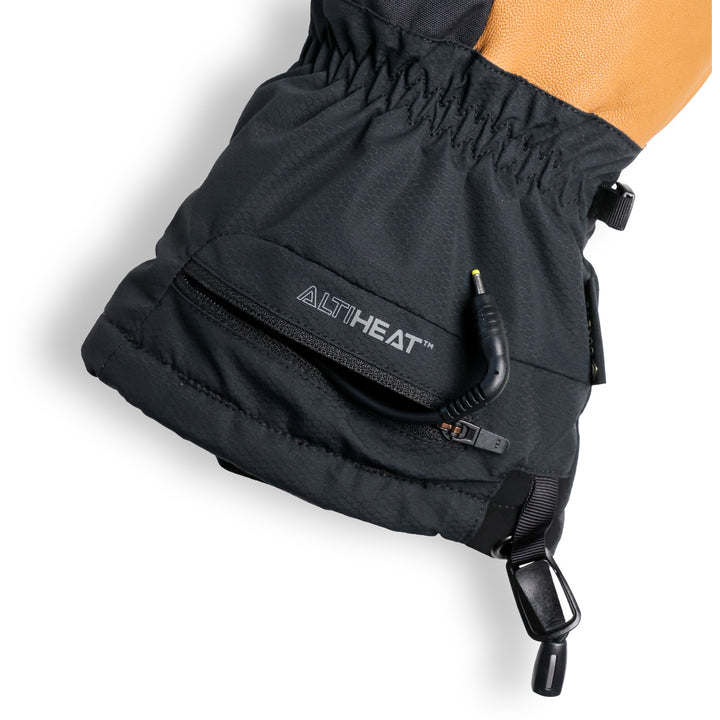 Outdoor Research Prevail Heated GORE-TEX Mittens Dark Natural/Black