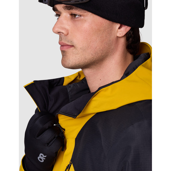 Outdoor Research Powderverse Jacket - Men's Amber/Black