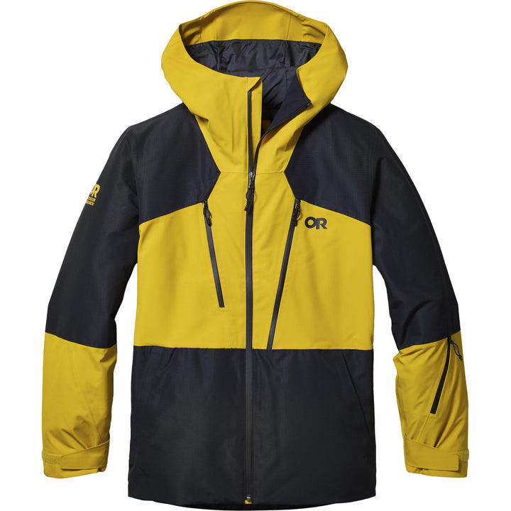 Outdoor Research Powderverse Jacket - Men's Amber/Black