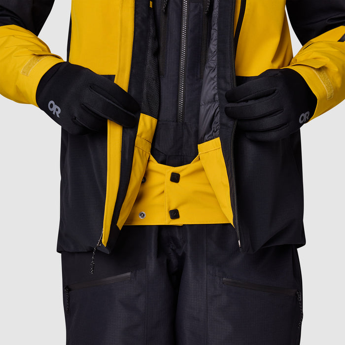 Outdoor Research Powderverse Jacket - Men's Amber/Black