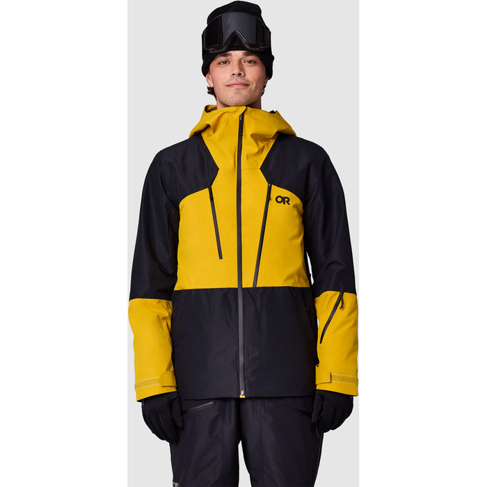 Outdoor Research Powderverse Jacket - Men's Amber/Black