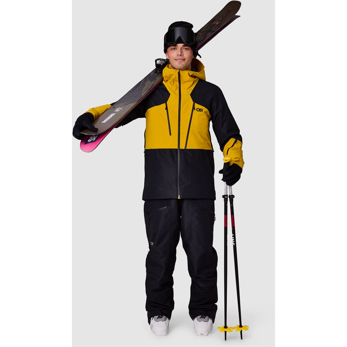 Outdoor Research Powderverse Jacket - Men's Amber/Black