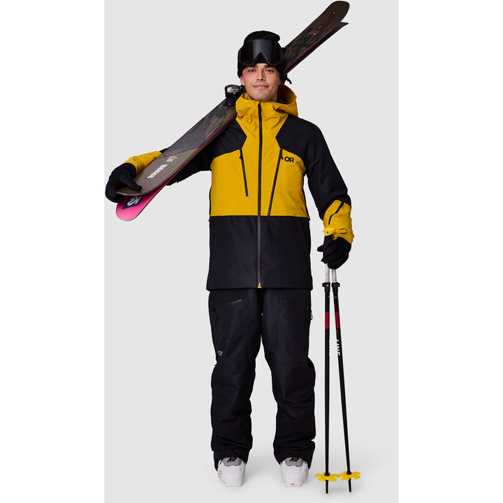 Outdoor Research Powderverse Jacket - Men's Amber/Black