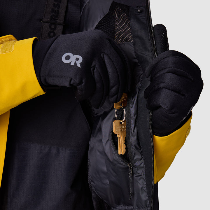 Outdoor Research Powderverse Jacket - Men's Amber/Black