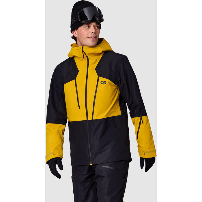 Outdoor Research Powderverse Jacket - Men's Amber/Black