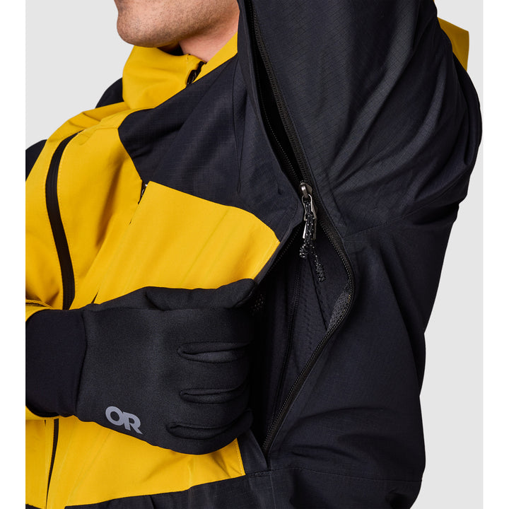 Outdoor Research Powderverse Jacket - Men's Amber/Black