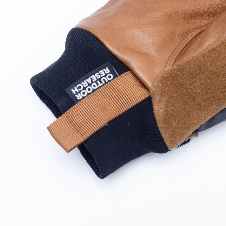 Outdoor Research Snowcrew Leather Gloves Dark Natural/Black