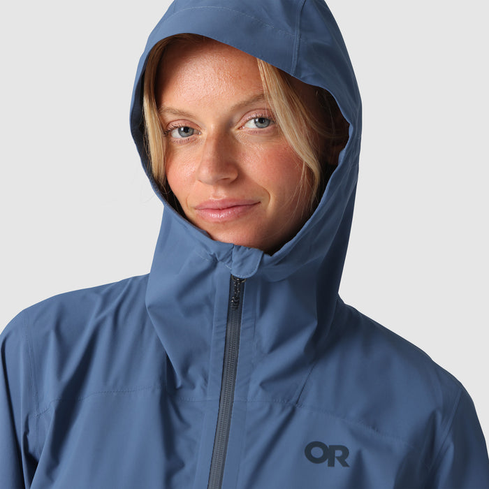 Outdoor Research Stratoburst Stretch Rain Jacket - Women's Skyline