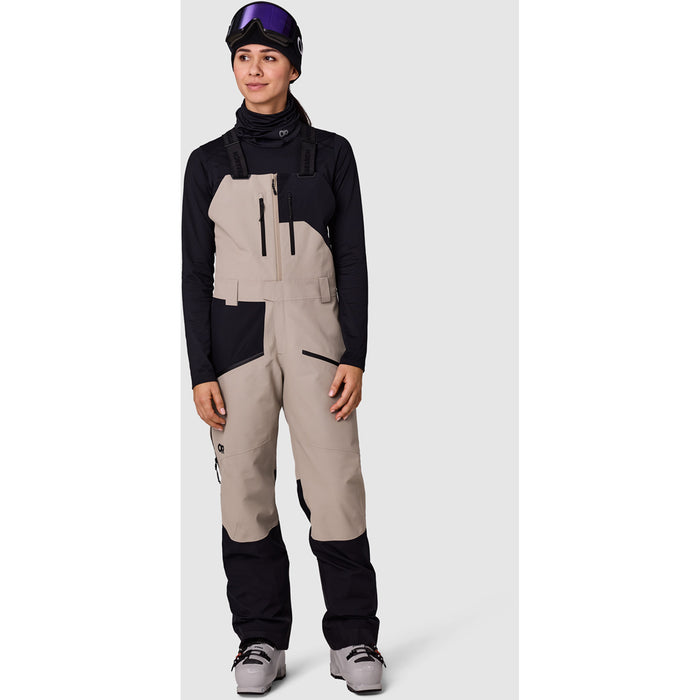Outdoor Research Powderverse Bibs - Women's Pro Khaki/Black