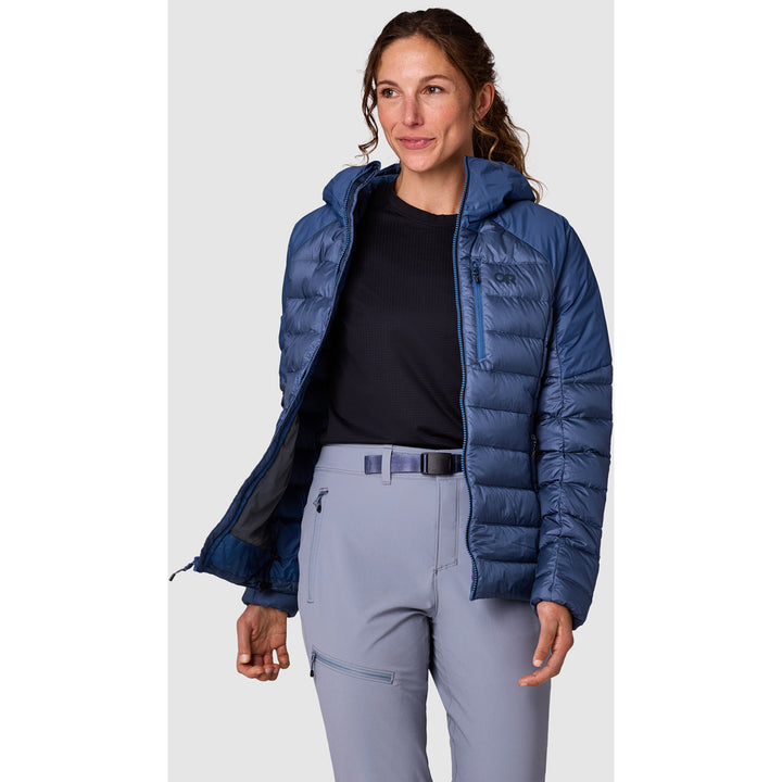 Outdoor Research Helium Down Hoodie - Women's Skyline