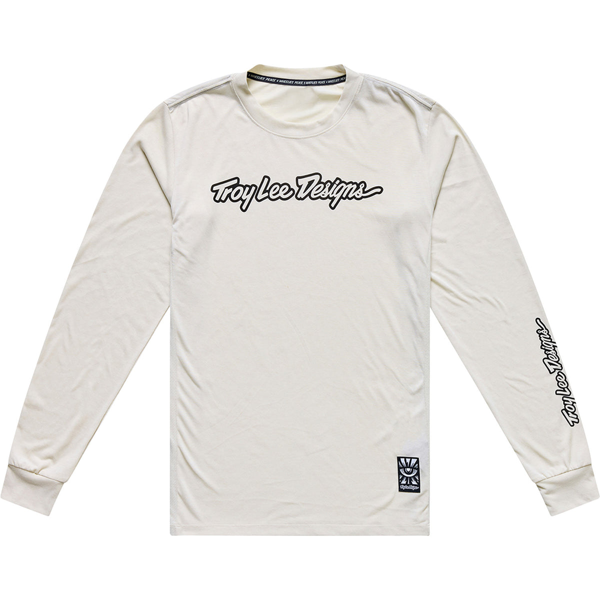 Troy Lee Designs Skyline Long-Sleeve Ride Tee Signature Pumice