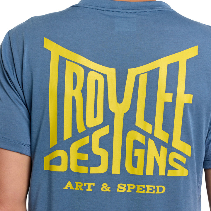 Troy Lee Designs Skyline Short-Sleeve Ride Tee Handlebar Slate