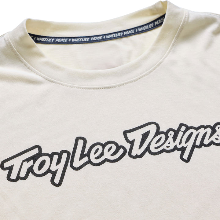 Troy Lee Designs Skyline Long-Sleeve Ride Tee Signature Pumice