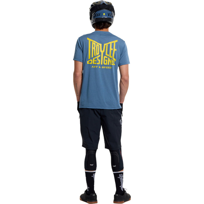 Troy Lee Designs Skyline Short-Sleeve Ride Tee Handlebar Slate