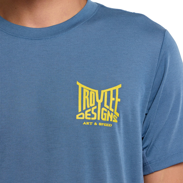 Troy Lee Designs Skyline Short-Sleeve Ride Tee Handlebar Slate