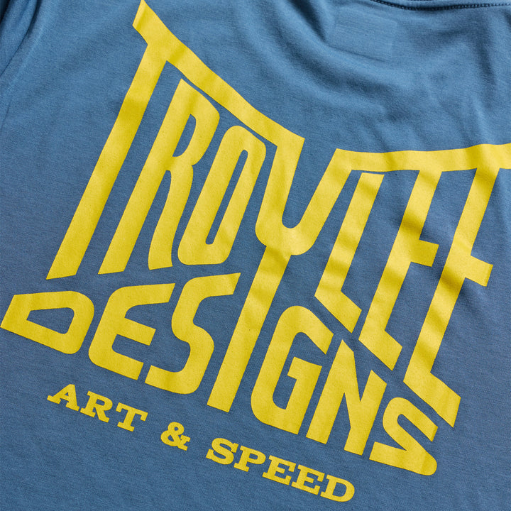 Troy Lee Designs Skyline Short-Sleeve Ride Tee Handlebar Slate