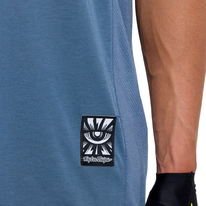 Troy Lee Designs Skyline Short-Sleeve Ride Tee Handlebar Slate