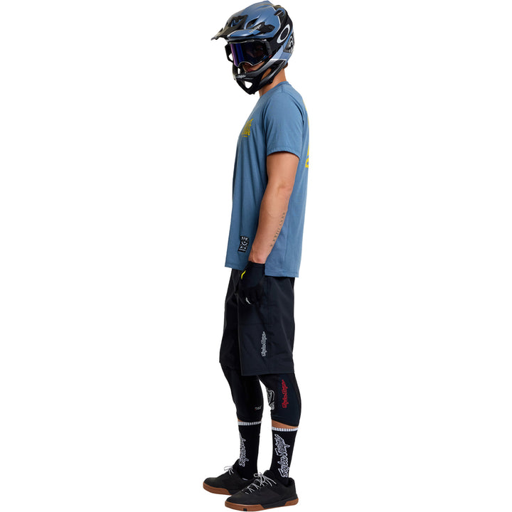 Troy Lee Designs Skyline Short-Sleeve Ride Tee Handlebar Slate