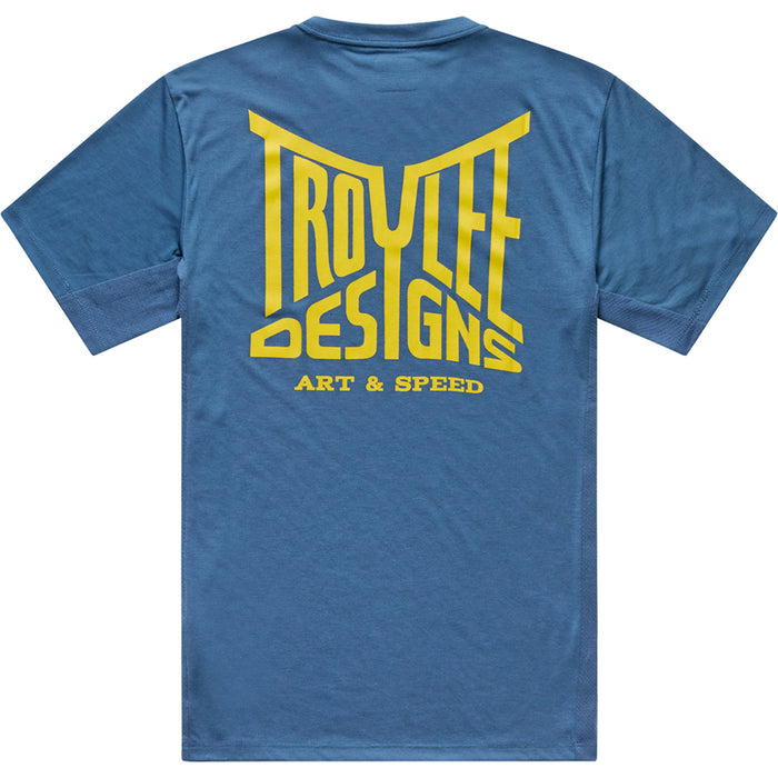 Troy Lee Designs Skyline Short-Sleeve Ride Tee Handlebar Slate