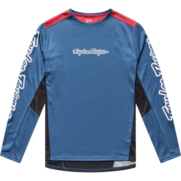 Troy Lee Designs Stage Long-Sleeve Jersey Signature Slate