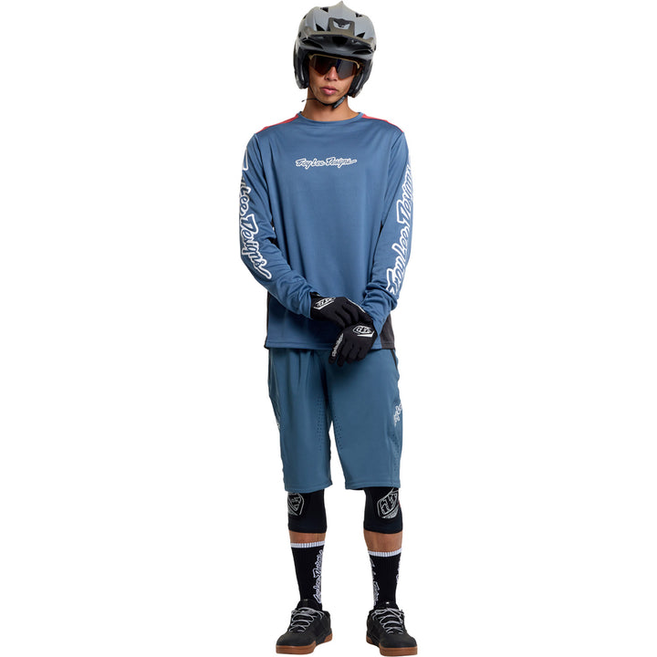 Troy Lee Designs Stage Long-Sleeve Jersey Signature Slate