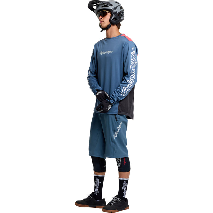 Troy Lee Designs Stage Long-Sleeve Jersey Signature Slate