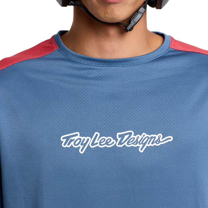 Troy Lee Designs Stage Long-Sleeve Jersey Signature Slate