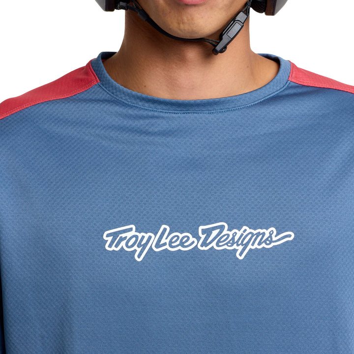 Troy Lee Designs Stage Long-Sleeve Jersey Signature Slate
