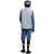 Troy Lee Designs Stage Vest Mono Mid Gray