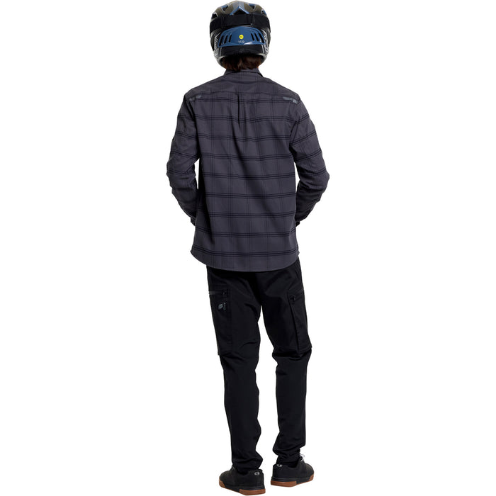 Troy Lee Designs Ruckus Ride Flannel YD Plaid Coal