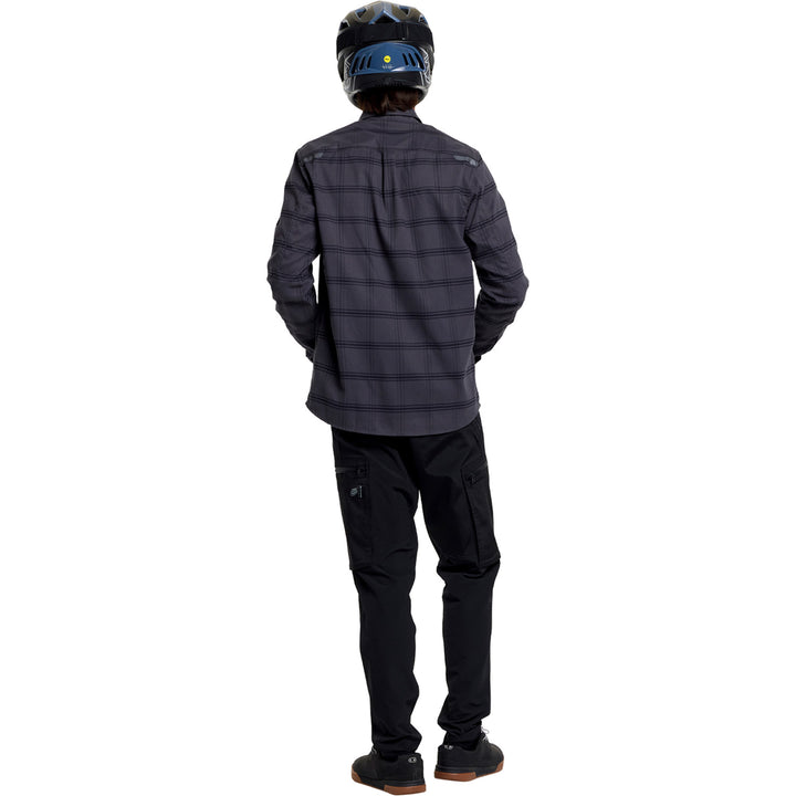 Troy Lee Designs Ruckus Ride Flannel YD Plaid Coal