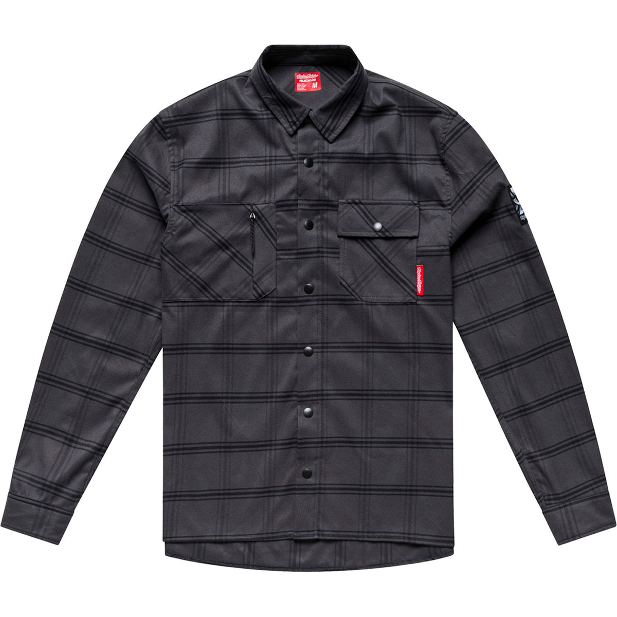 Troy Lee Designs Ruckus Ride Flannel YD Plaid Coal