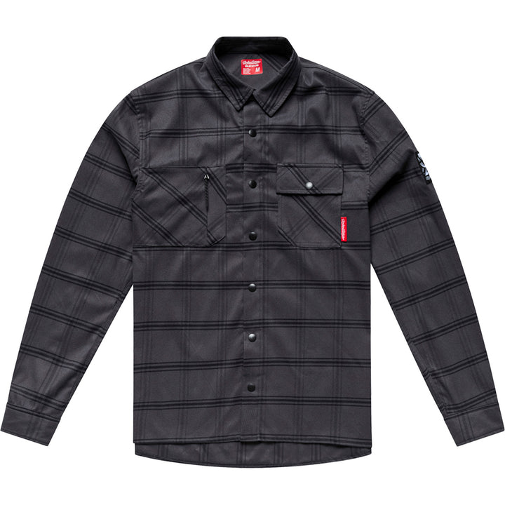 Troy Lee Designs Ruckus Ride Flannel YD Plaid Coal