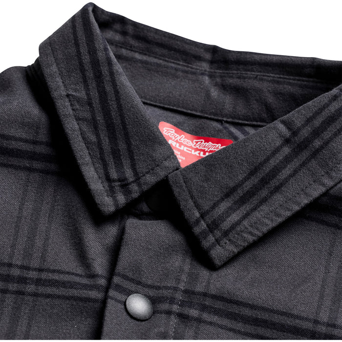 Troy Lee Designs Ruckus Ride Flannel YD Plaid Coal