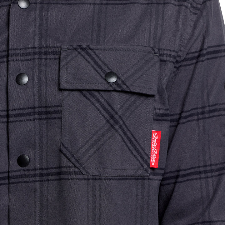 Troy Lee Designs Ruckus Ride Flannel YD Plaid Coal
