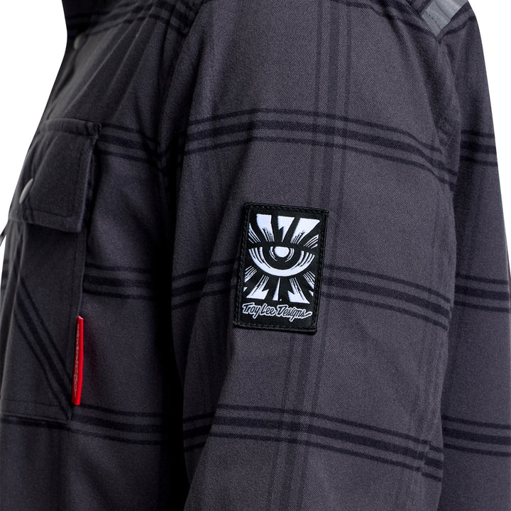 Troy Lee Designs Ruckus Ride Flannel YD Plaid Coal