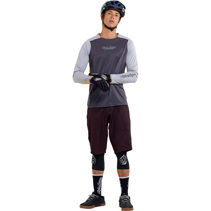 Troy Lee Designs Skyline Pro Long-Sleeve Jersey Descend Carbon