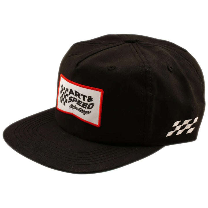 Troy Lee Designs Winners Circle Unstructed Snapback Black