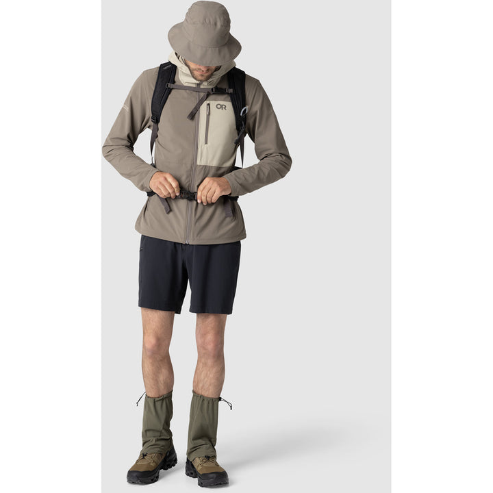 Outdoor Research Ferrosi Hoodie - Men's Gravel/Pro Khaki