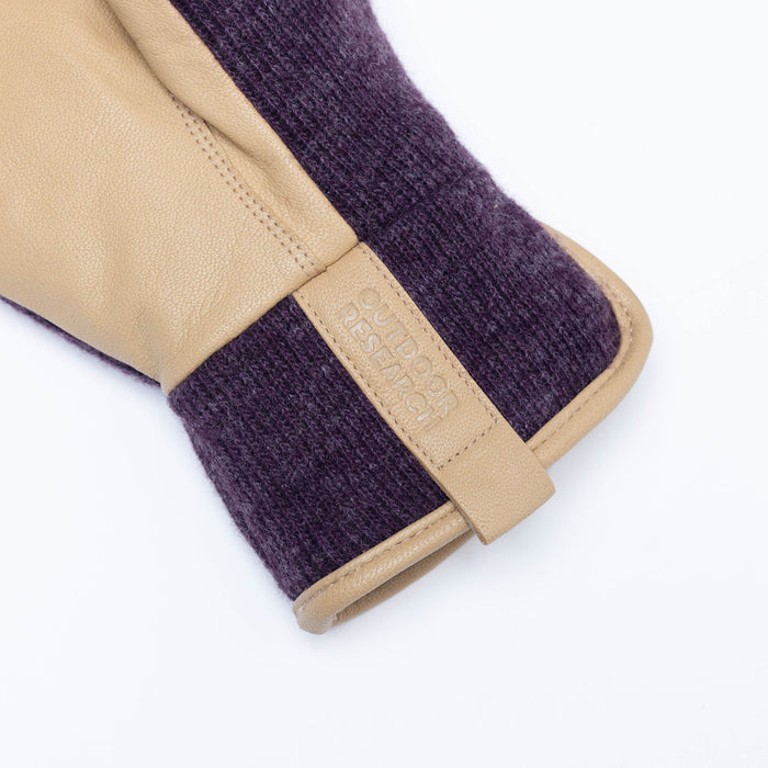 Outdoor Research Flurry Solstice Mittens Amethyst/Natural