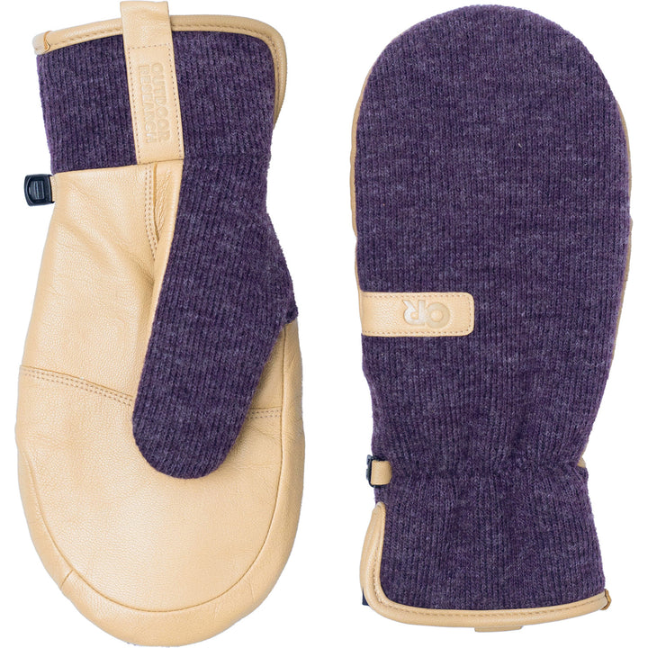 Outdoor Research Flurry Solstice Mittens Amethyst/Natural
