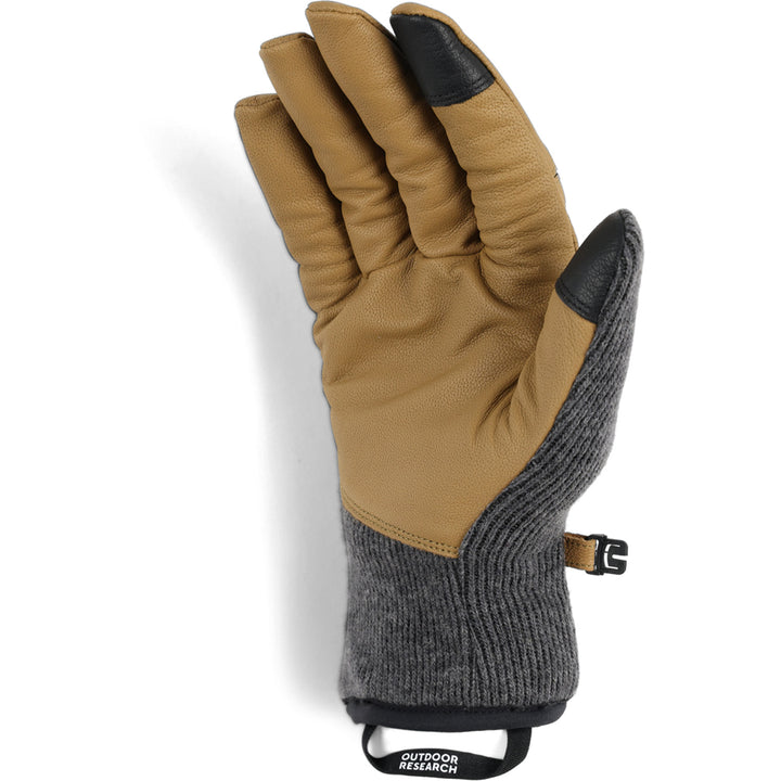 Outdoor Research Flurry Leather Glove Charcoal