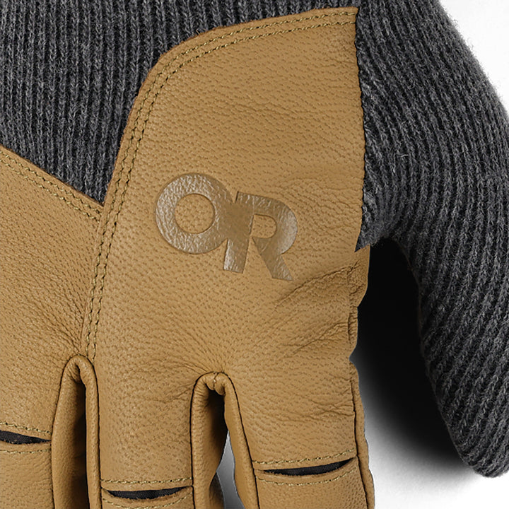 Outdoor Research Flurry Leather Glove Charcoal