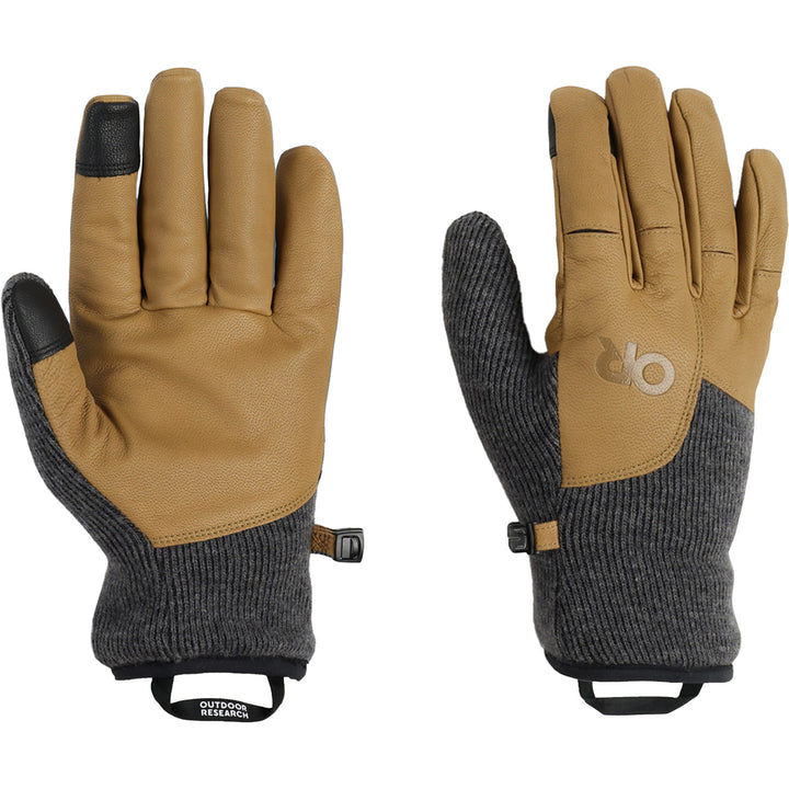 Outdoor Research Flurry Leather Glove Charcoal