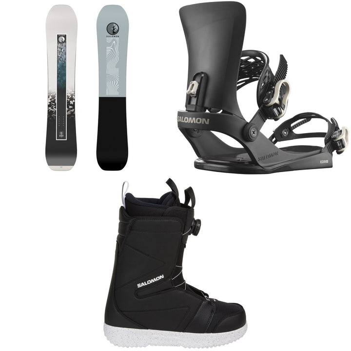 Salomon Sight X Snowboard + EDB X Snowboard Bindings + Faction Boa X Snowboard Boots 2027