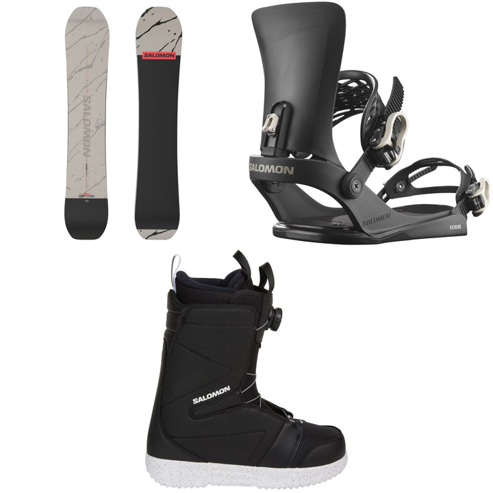 Salomon Overcast Snowboard + EDB X Snowboard Bindings + Faction Boa X Snowboard Boots 2027