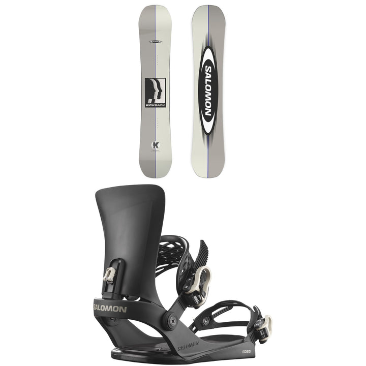 Salomon Kickback Snowboard + EDB X Snowboard Bindings 2027