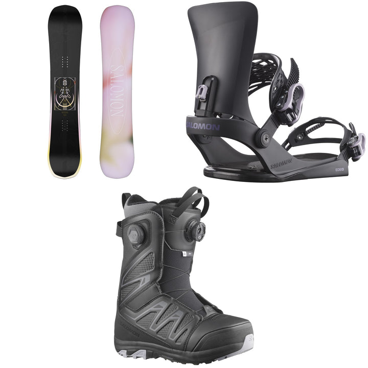 Salomon Wonder Snowboard + EDB X Snowboard Bindings + Ivy BOA SJ Snowboard Boots - Women's 2027
